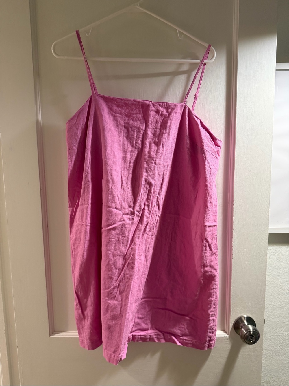 a new day Pink Mini Slip Dress with Spaghetti Straps